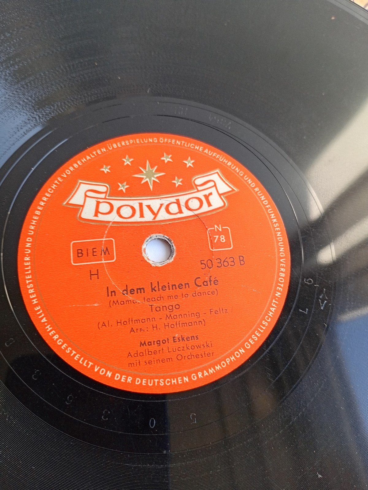 Margot Eskens - Cindy, oh Cindy / In dem kleinen Café, LP, Gebruikt, 10 inch, Overige genres