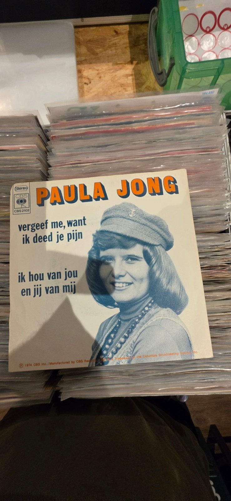 Paula Jong - Vergeef Me, Want Ik Deed Je Pijn (Single), Ophalen, Gebruikt, Fotohoes, 7 inch