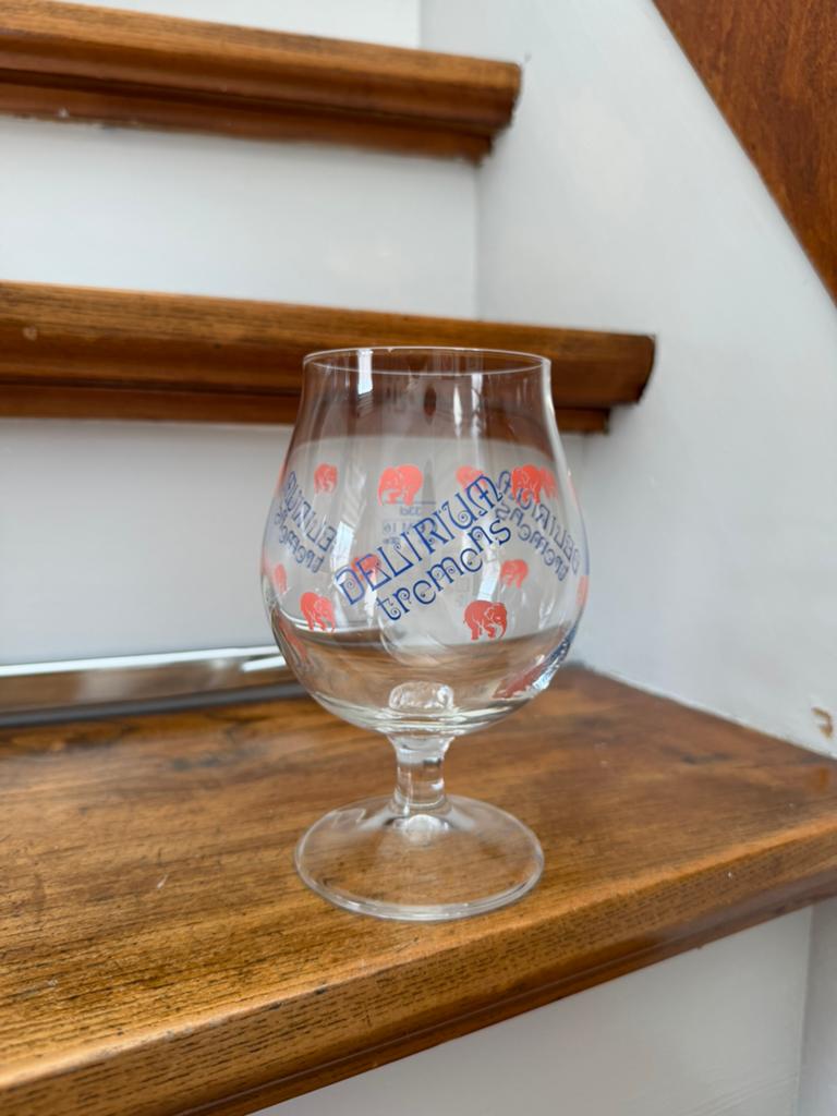 Delirium Tremens bierglas 0,33L, Ophalen of Verzenden, Zo goed als nieuw, Glas of Glazen, Overige merken