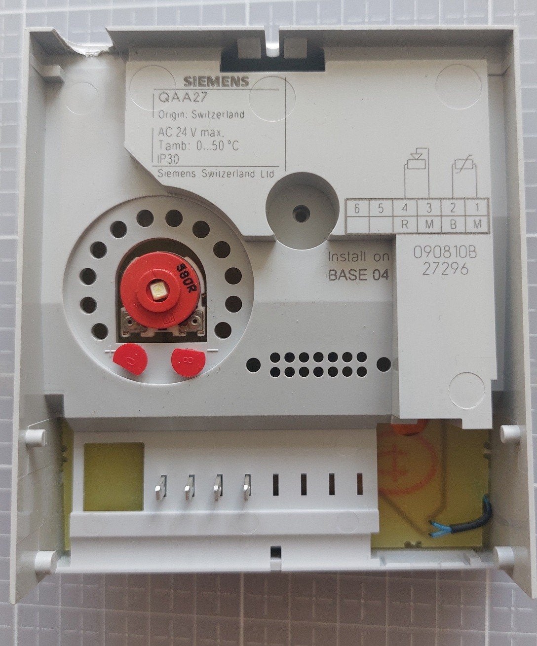 Siemens QAA27 instelbaar, Ophalen of Verzenden, Zo goed als nieuw, Siemens