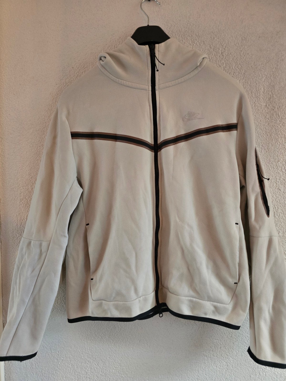 Nike Tech Fleece Hoodie - Maat L, Maat 52/54 (L), Beige, Nike, Ophalen of Verzenden