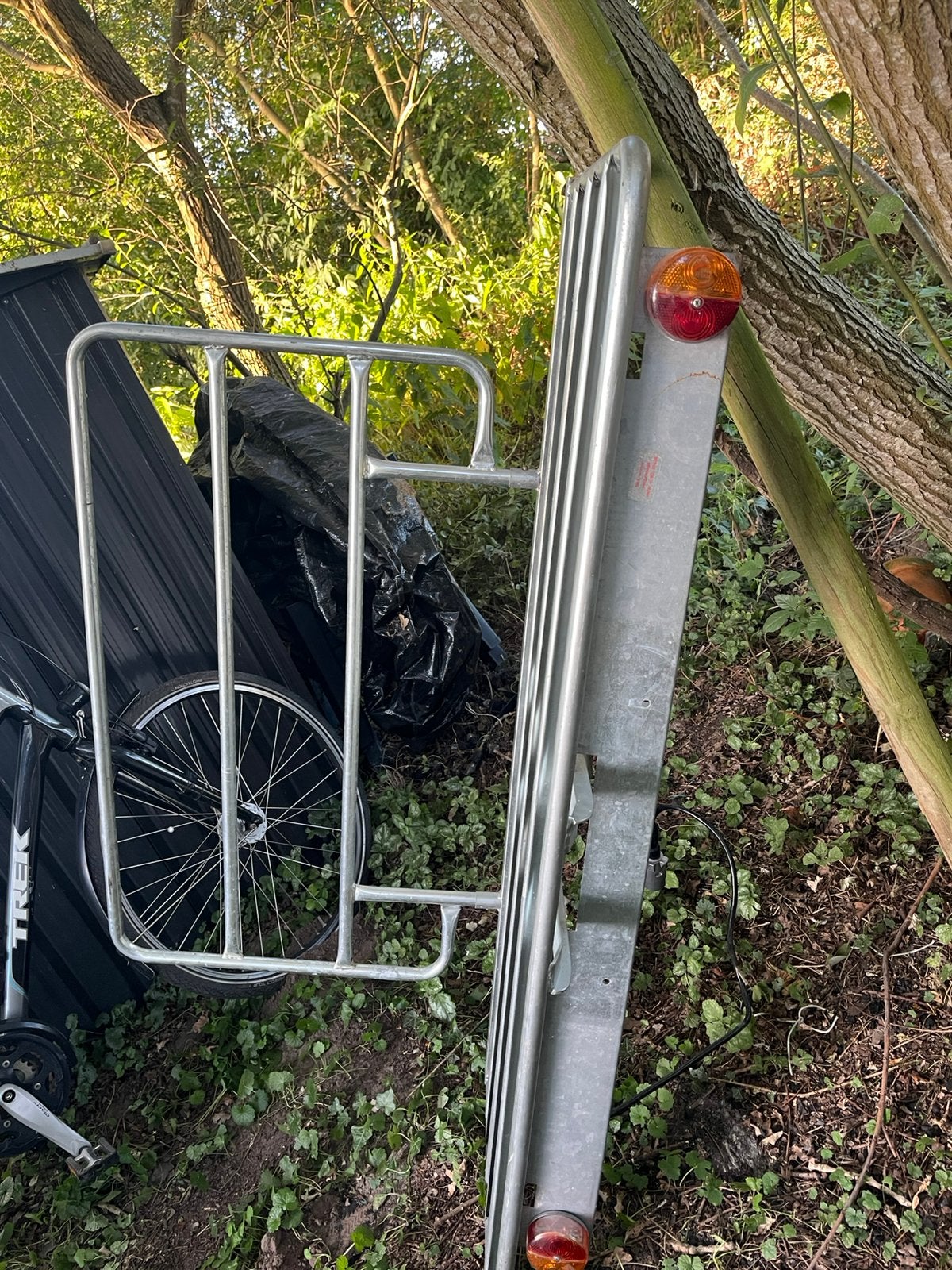 Nette 3 persoons fietsendrager/ trekhaakrek, Ophalen, 3 fietsen of meer, Gebruikt, Trekhaakdrager