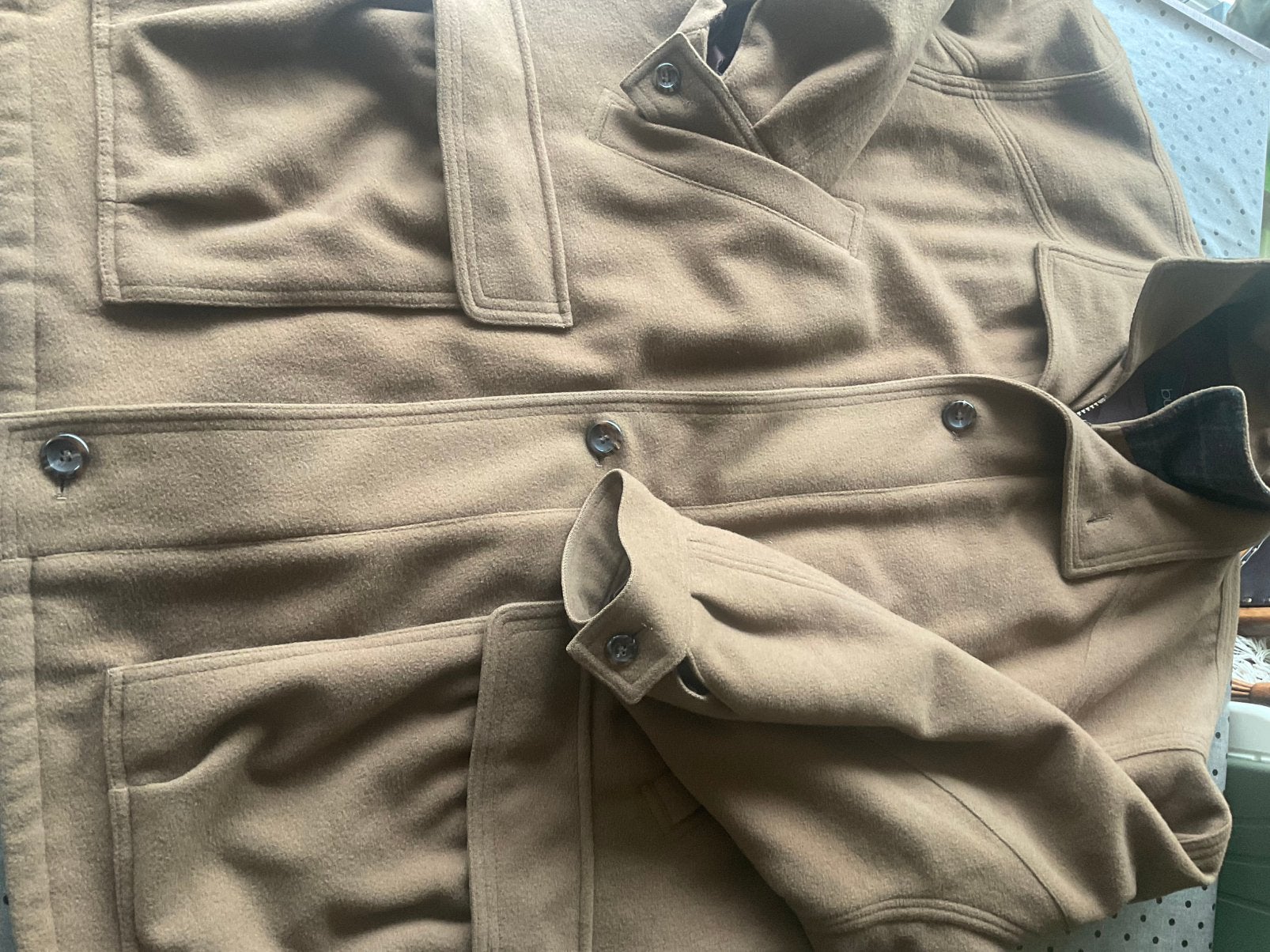 Bugatti herenjas camel /mosterdgrote maat /zie omschrijving, Ophalen of Verzenden, Gedragen, Maat 56/58 (XL), Bruin