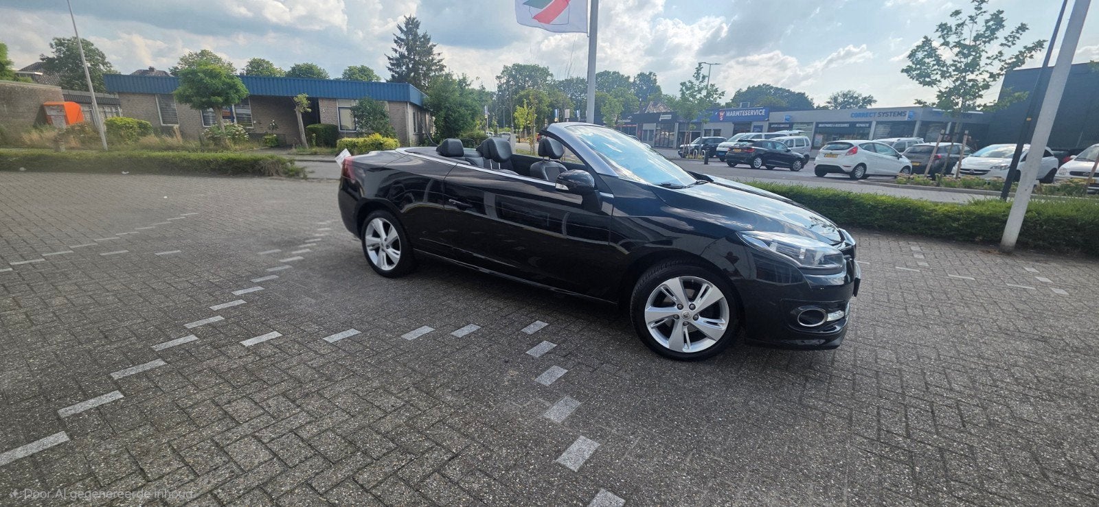 Renault Mégane 1.2 TCE 97KW Coupe Cabrio 2014 Zwart, Auto's, Voorwielaandrijving, 1490 kg, 4 cilinders, Cabriolet