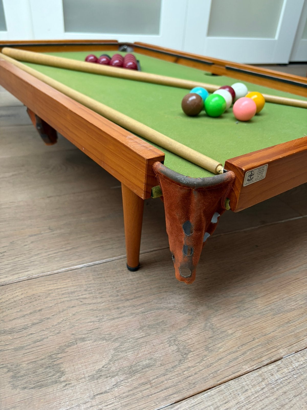 Poolbiljart uniek item leuk als decoratie of om te spelen, Sport en Fitness, Biljarten en Poolen, Ophalen of Verzenden, Zo goed als nieuw