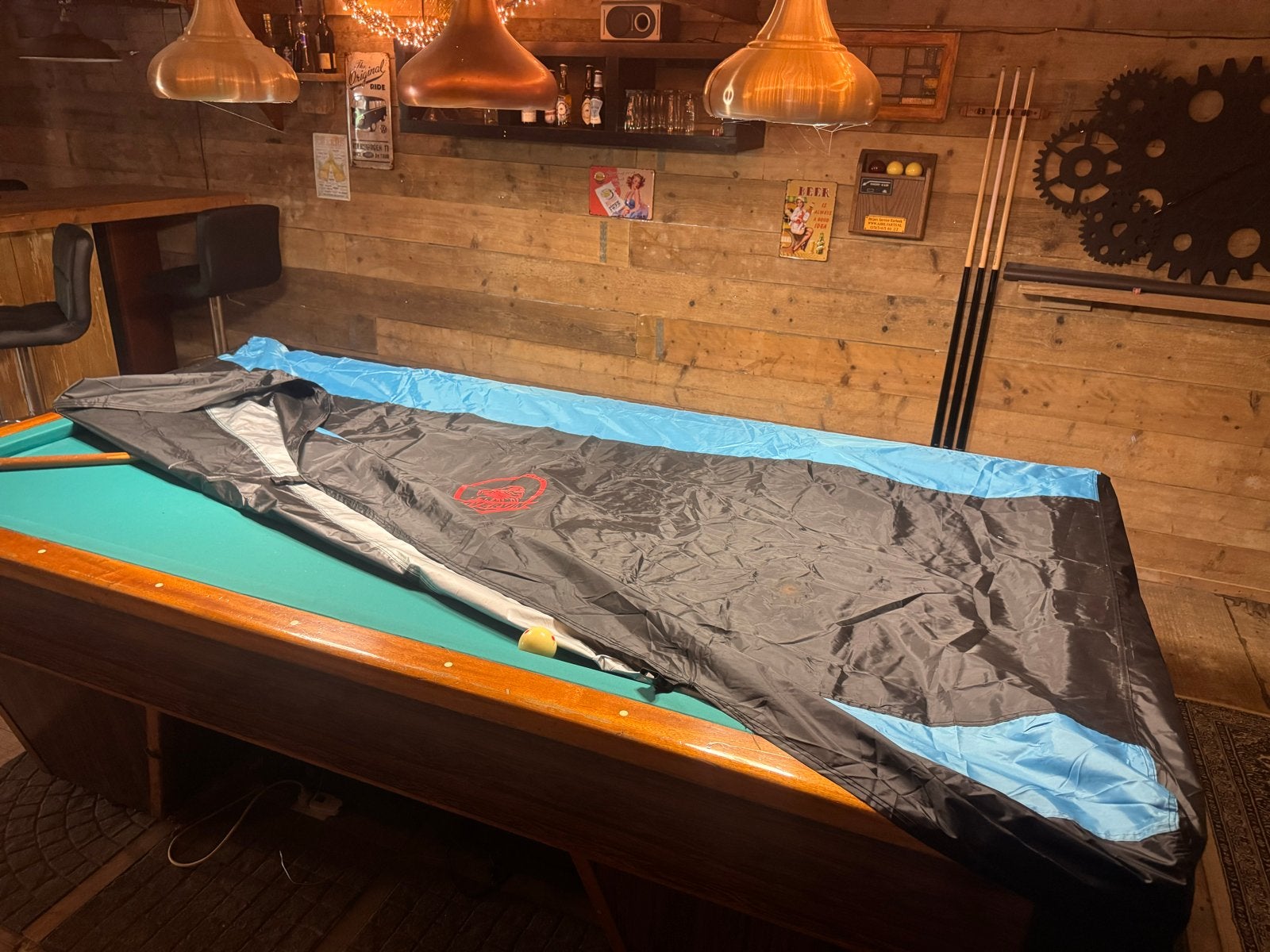 Biljarttafel - Klassiek model met accessoires, Sport en Fitness, Biljarten en Poolen, Ophalen, Gebruikt, Biljarttafel