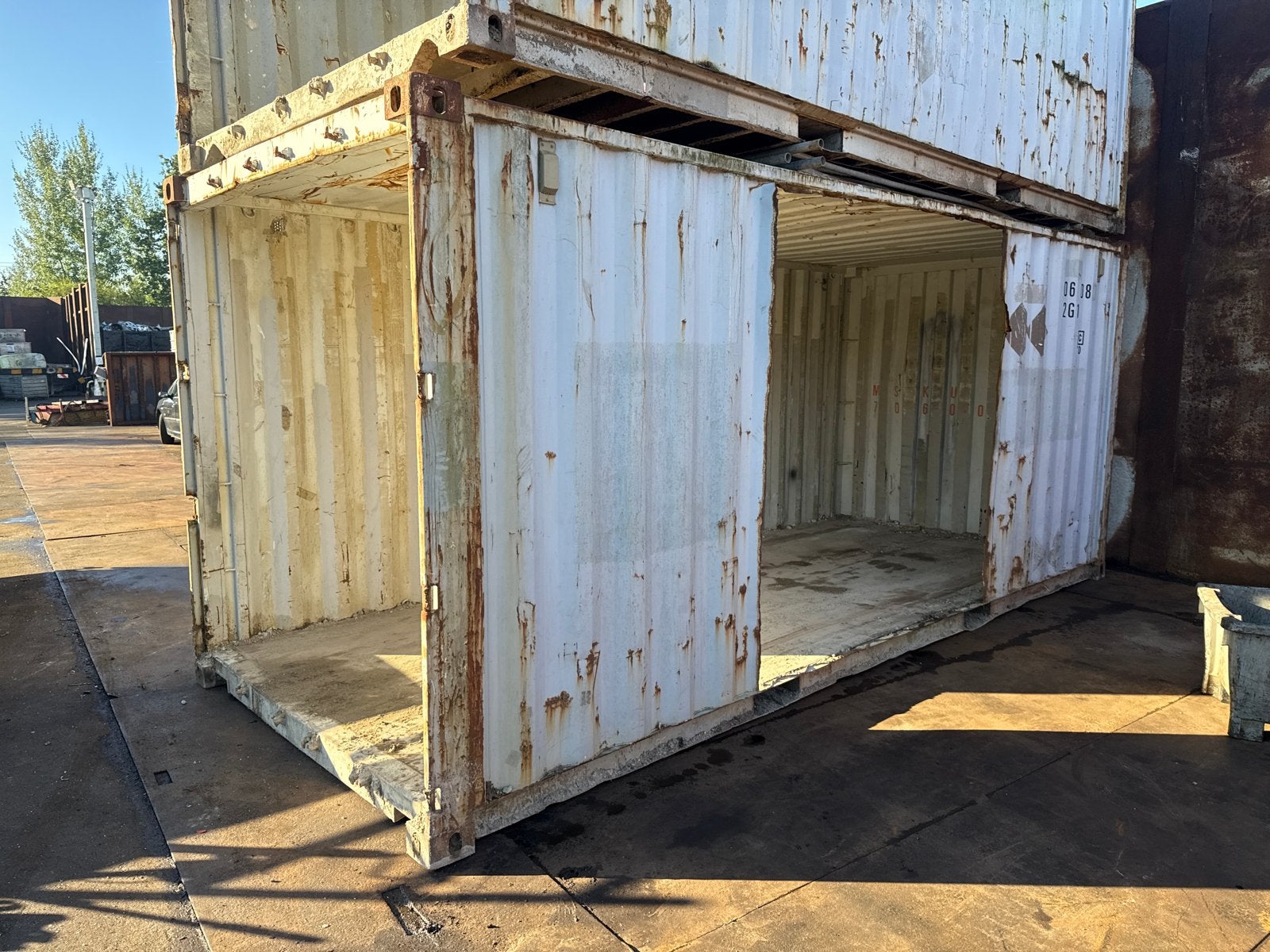 Container zonder deuren met opening, Ophalen of Verzenden