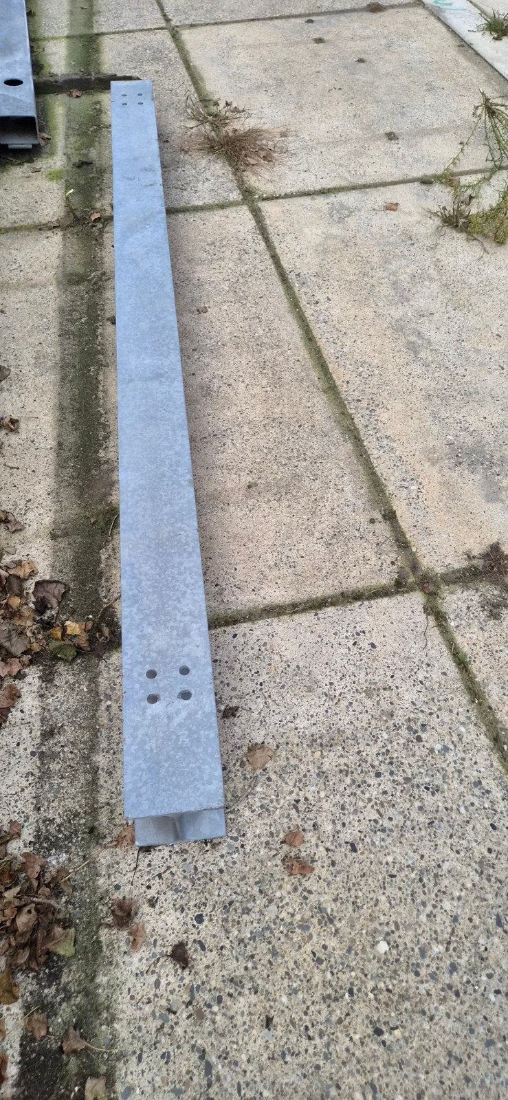 Gegalvaniseerde metalen balk HEA 160           293cm lang, Ophalen, Gebruikt, IJzer