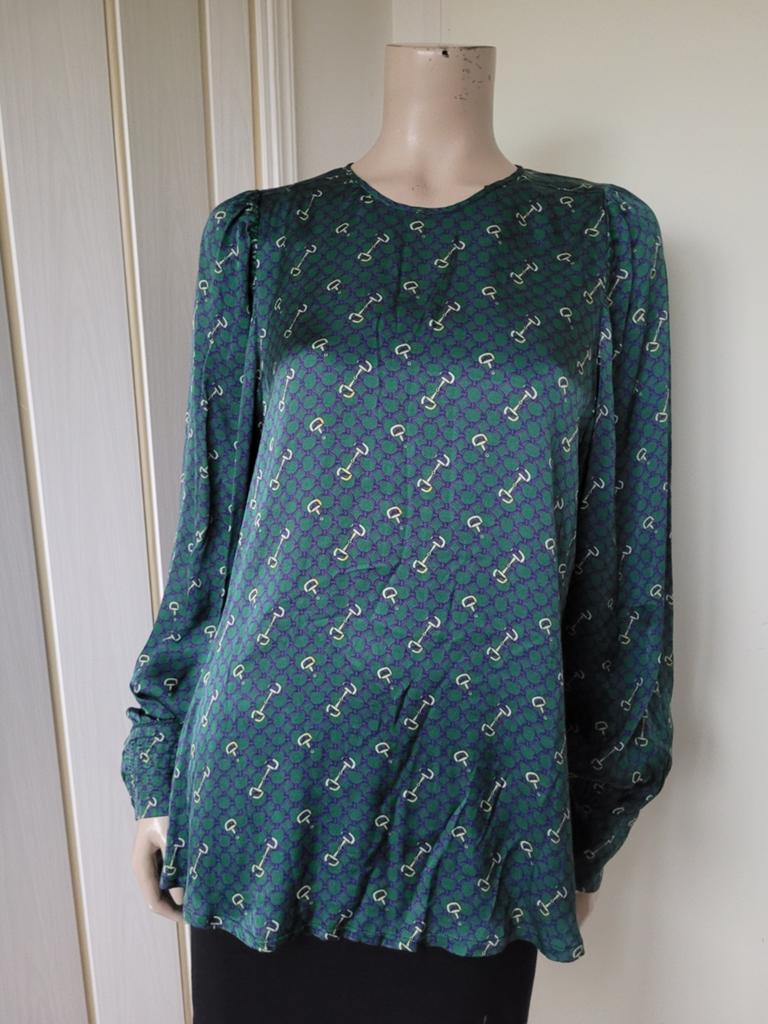 Summum blouse groen oversized maat 40/L, Maat 38/40 (M), Summum, Ophalen of Verzenden, Zo goed als nieuw