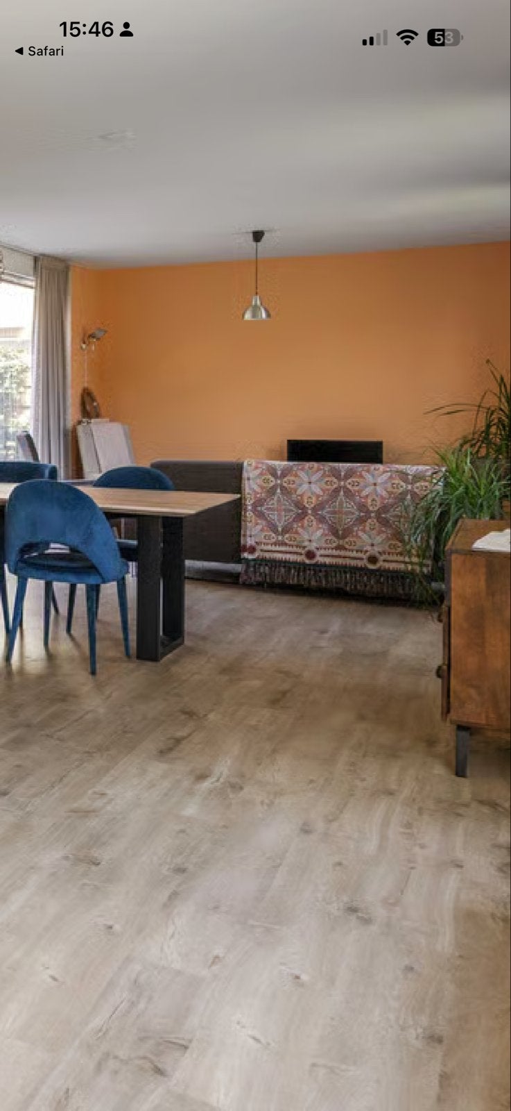 Laminaat vloer - 45m2, Gebruikt, Ophalen of Verzenden, 25 tot 50 m², Grijs