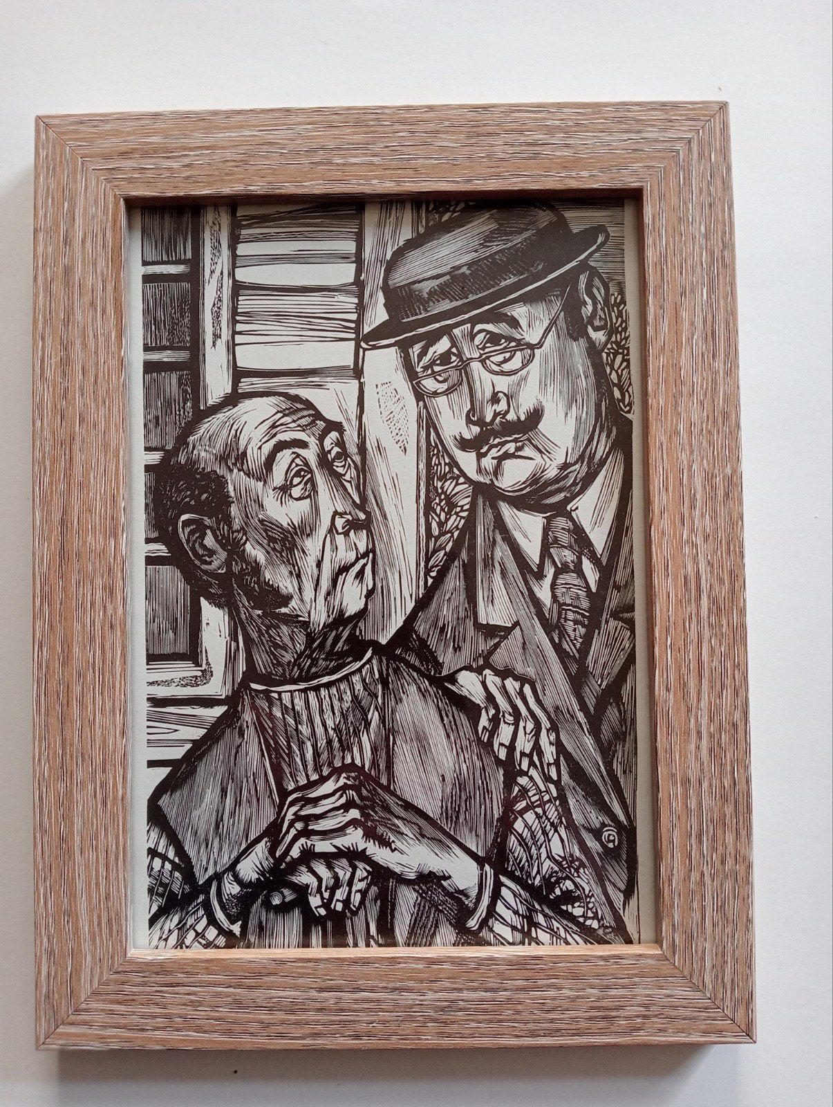 Lou Strik Houtgravure print, Ophalen of Verzenden