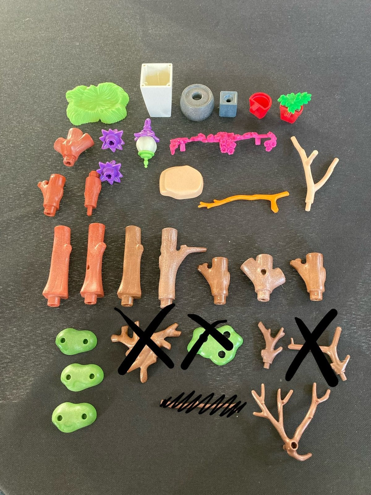 Playmobil boom, plantenbak ed…, Ophalen of Verzenden, Zo goed als nieuw