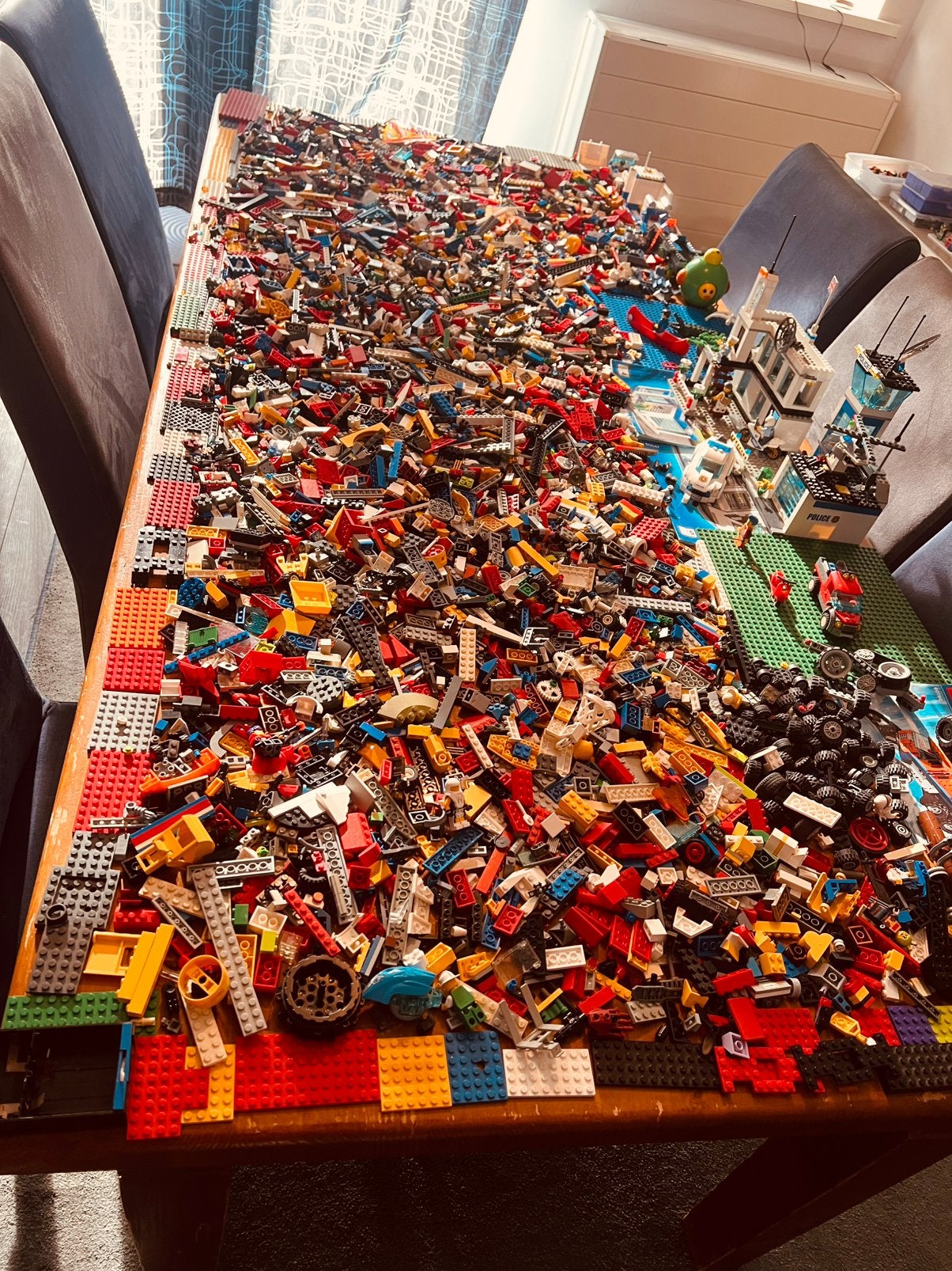 Lego grote partij echte  lego gemengd, Ophalen of Verzenden, Zo goed als nieuw