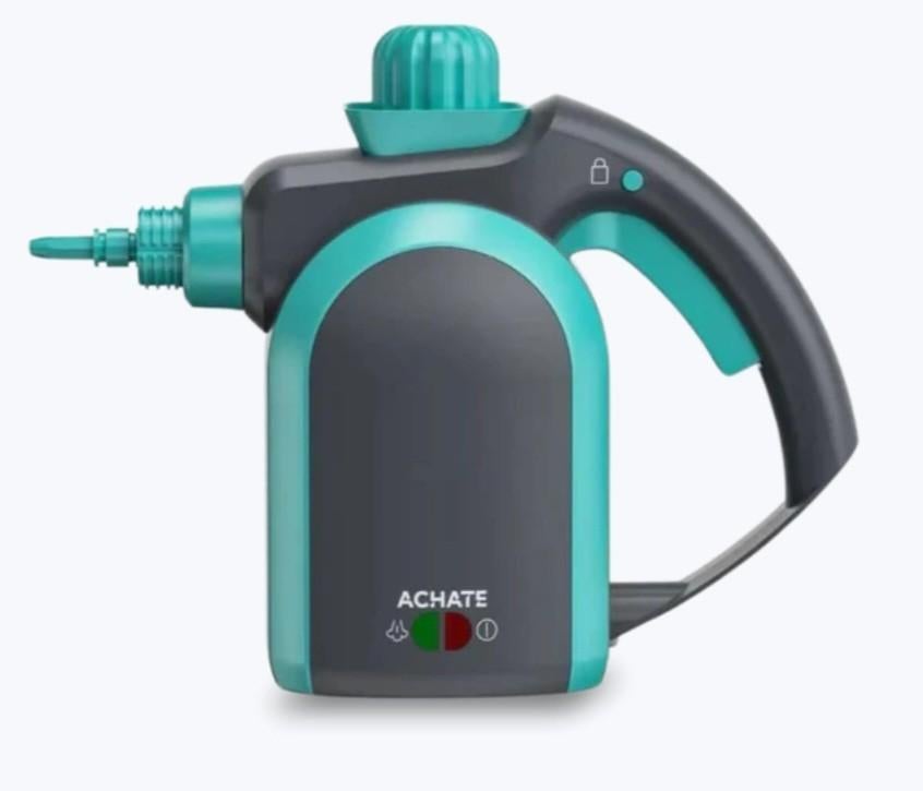 Achate Handstoomreiniger met een aantal opzetstukken, Ophalen of Verzenden, Gebruikt, Stoomreiniger