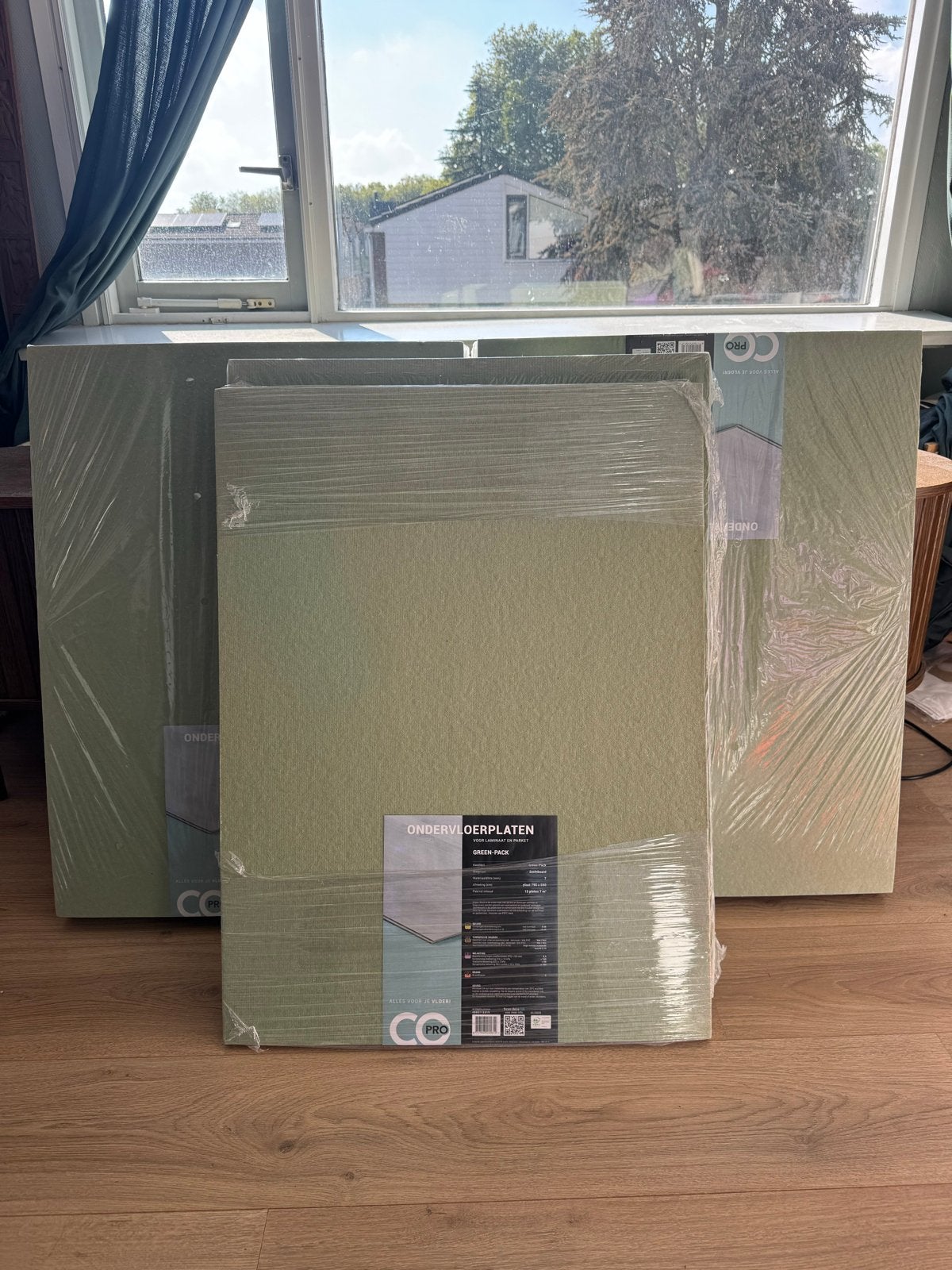 Ondervloerplaten Green-Pack voor laminaat en parket, Ophalen, 30 cm of meer, 50 tot 150 cm, Overige typen