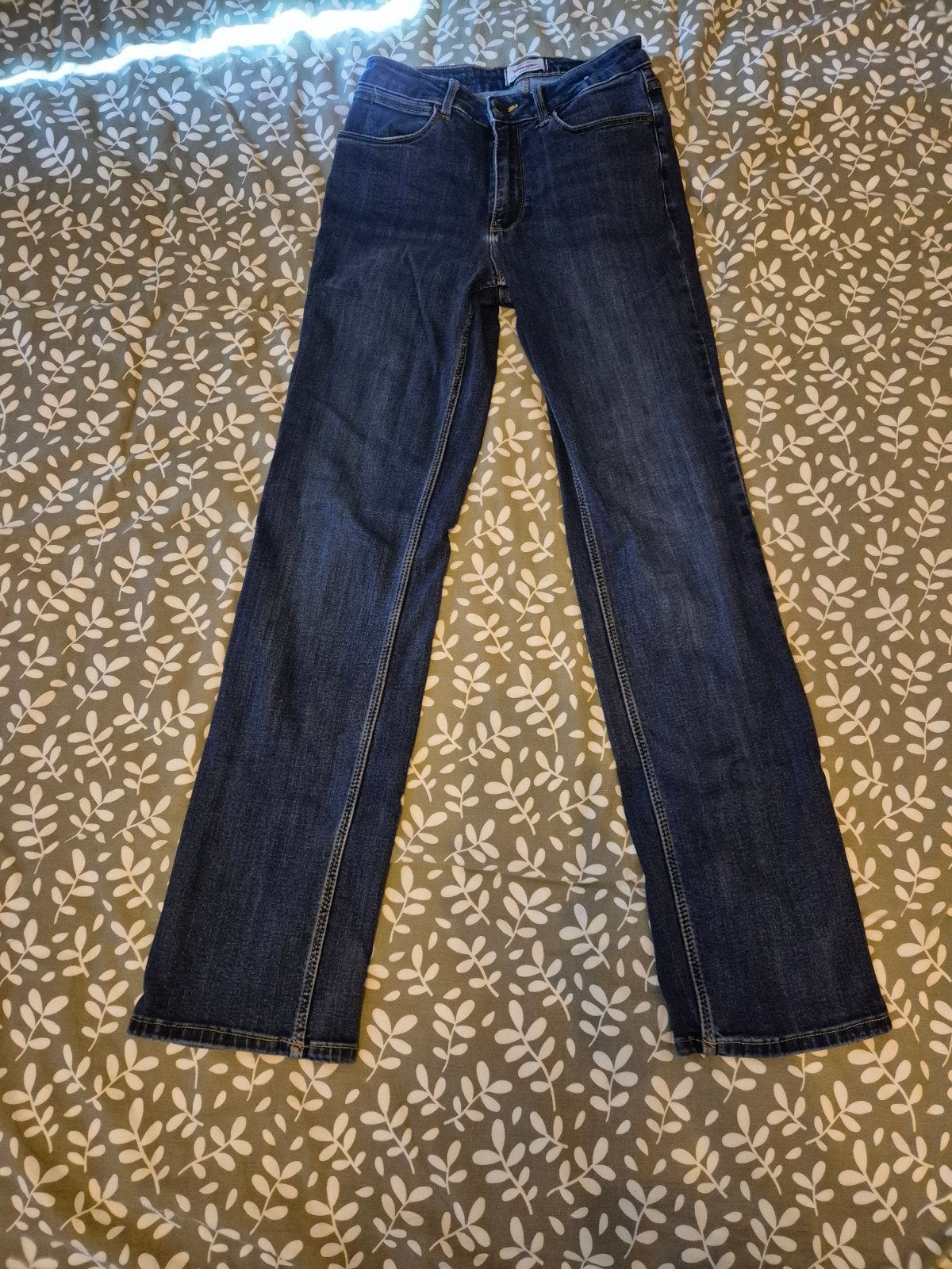 Wrangler jeans straight 27/32, Ophalen of Verzenden, Zo goed als nieuw, Blauw, W27 (confectie 34) of kleiner
