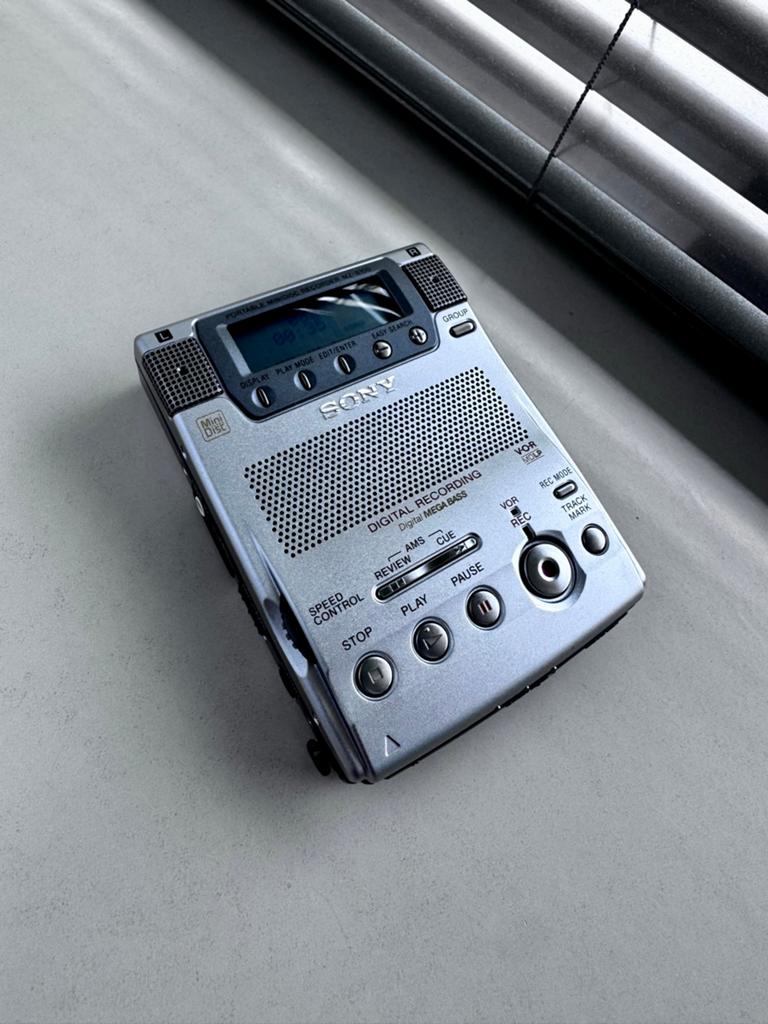 Zeldzame Sony MZ-B100 MiniDisc Recorder - Nieuwstaat!, Audio, Tv en Foto, Walkmans, Discmans en Minidiscspelers, Ophalen of Verzenden