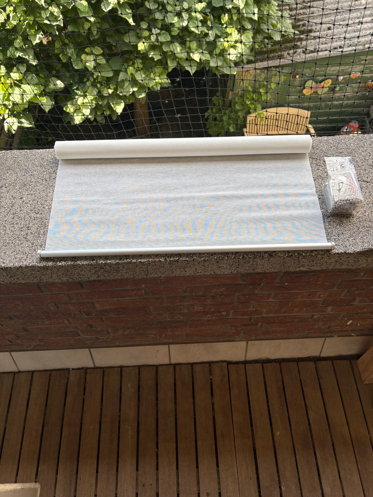 IKEA ENJE Rolgordijn 60x250 cm - Nieuw, Wit, Nieuw, Ophalen of Verzenden, Lichtdoorlatend