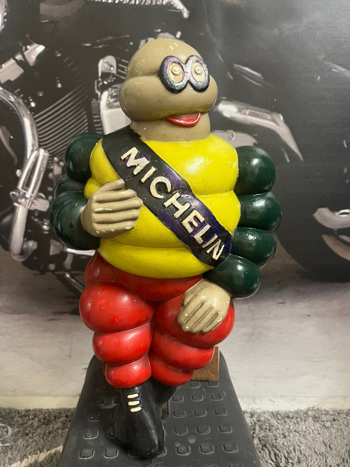 TEAB Michelin Bibendum originele reclame pop, Ophalen of Verzenden, Gebruikt, Reclamebord