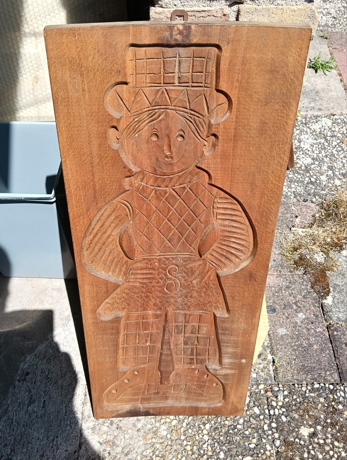 Antieke Speculaasplank - Sinterklaaspop, Ophalen of Verzenden