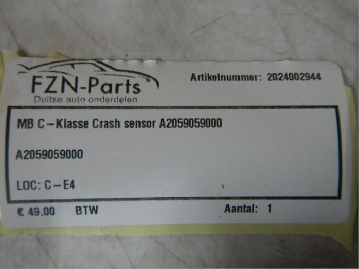 Airbag Sensor Mercedes C-Klasse (22740116), Ophalen of Verzenden, Gebruikt