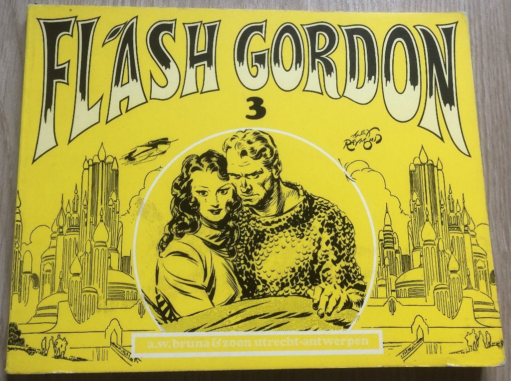 FLASH GORDON -3 - 1973 - STRIPBOEK, Eén stripboek, Ophalen of Verzenden, Zo goed als nieuw