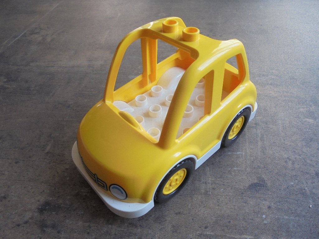 Lego Duplo Car High Cab (zie foto's), Ophalen of Verzenden, Gebruikt, Losse stenen, Duplo