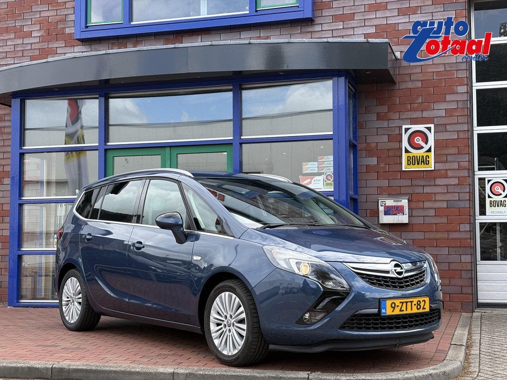 Opel Zafira Tourer 1.4 Cosmo 7p. | | |, Auto's, Opel, Euro 5, Stof, Gebruikt, Zwart