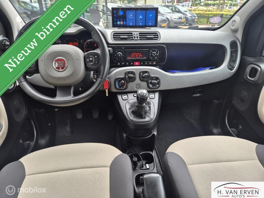 Fiat Panda TwinAir Lounge CAMERA APPLE CARPLAY AIRCO, Voorwielaandrijving, Euro 5, 86 pk, 40 €/maand