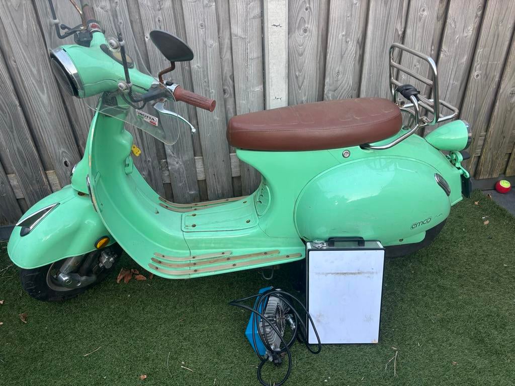 Emco nova R2000 Retro Elektrische snorscooter - Defect, Fietsen en Brommers, Brommeronderdelen | Snorfietsen, Gebruikt, Overige merken