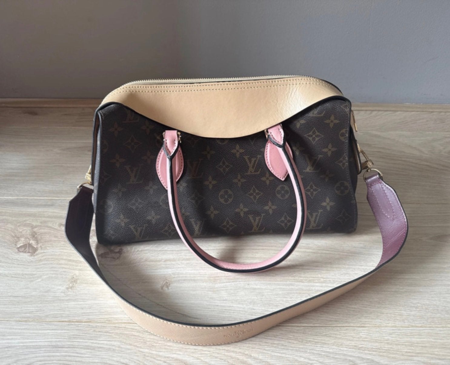 Louis vuitton tas, Ophalen of Verzenden, Zo goed als nieuw, Bruin, Handtas