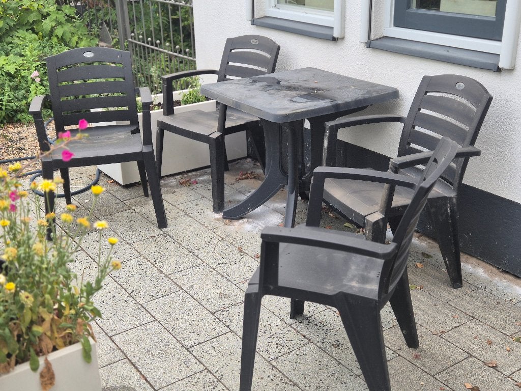 Tuinset Hartman, Ophalen, 4 zitplaatsen, Kunststof, Gebruikt
