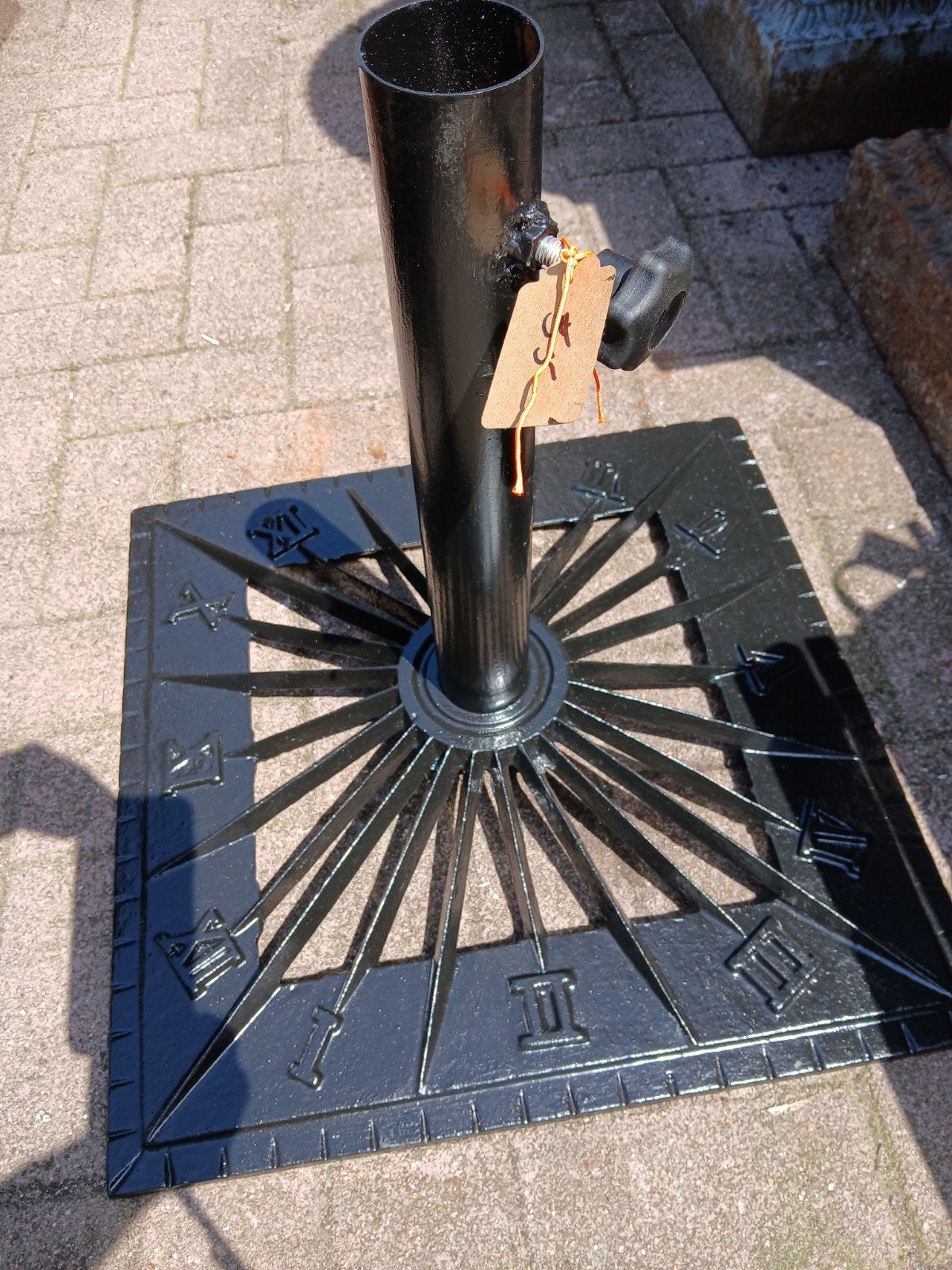 Gietijzeren parasolvoet, Ophalen, Minder dan 1 meter, Parasolvoet