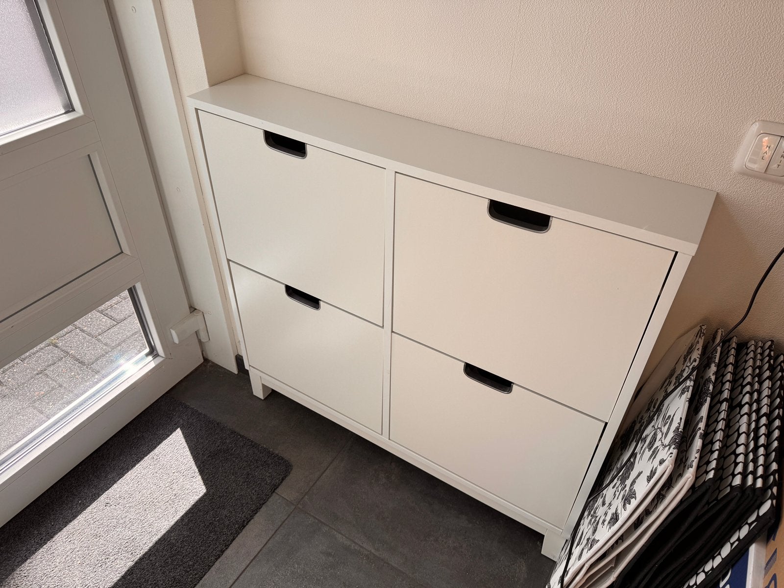 Schoenenkast Ikea Stall wit, Ophalen, Zo goed als nieuw