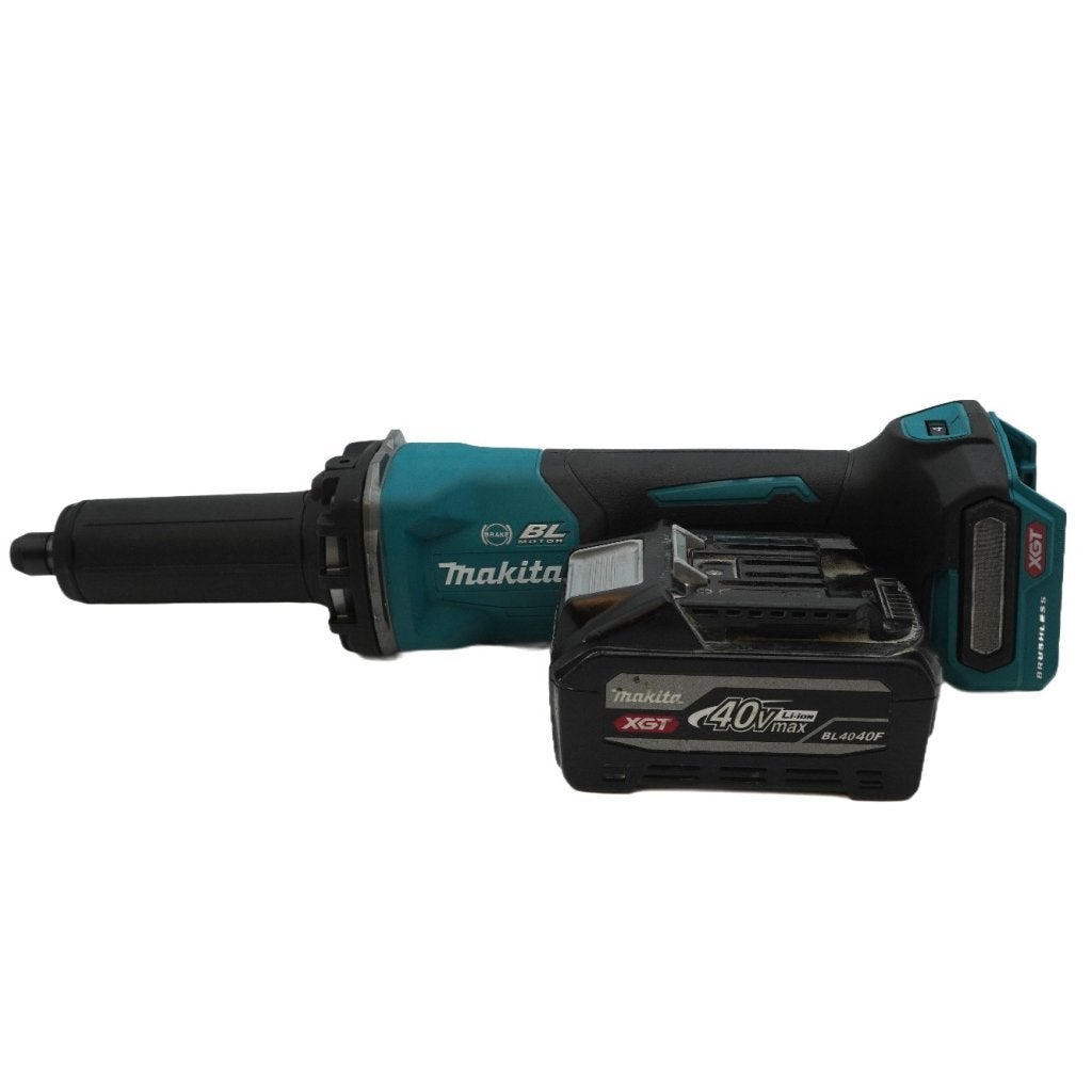 Makita GD002GZ 40V Rechte Slijper incl. BL4040F XGT 40V Max, Makita, Zo goed als nieuw, Support@makita.com, Makita Corporation, 3-11-8, Sumiyoshi-cho, 
Anjo, Aichi 446-8502
Japan