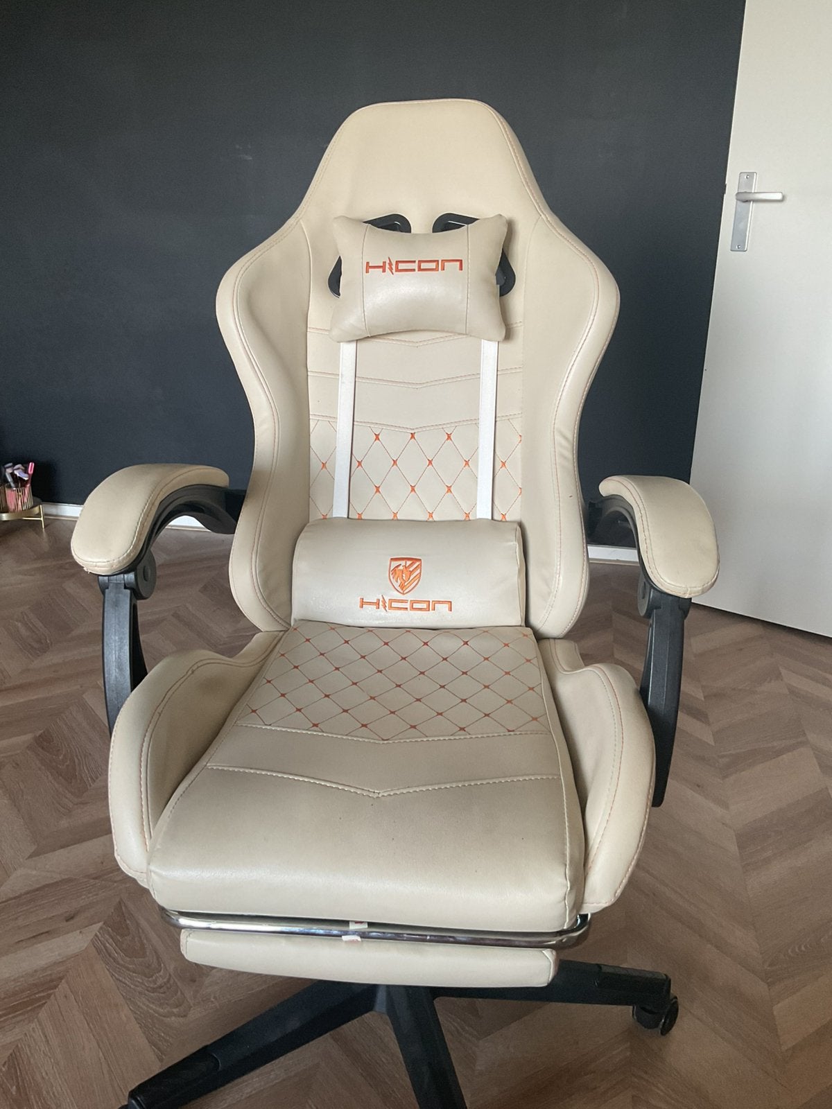 Gamestoel, Huis en Inrichting, Bureaustoelen, Ophalen, Zo goed als nieuw, Zwart