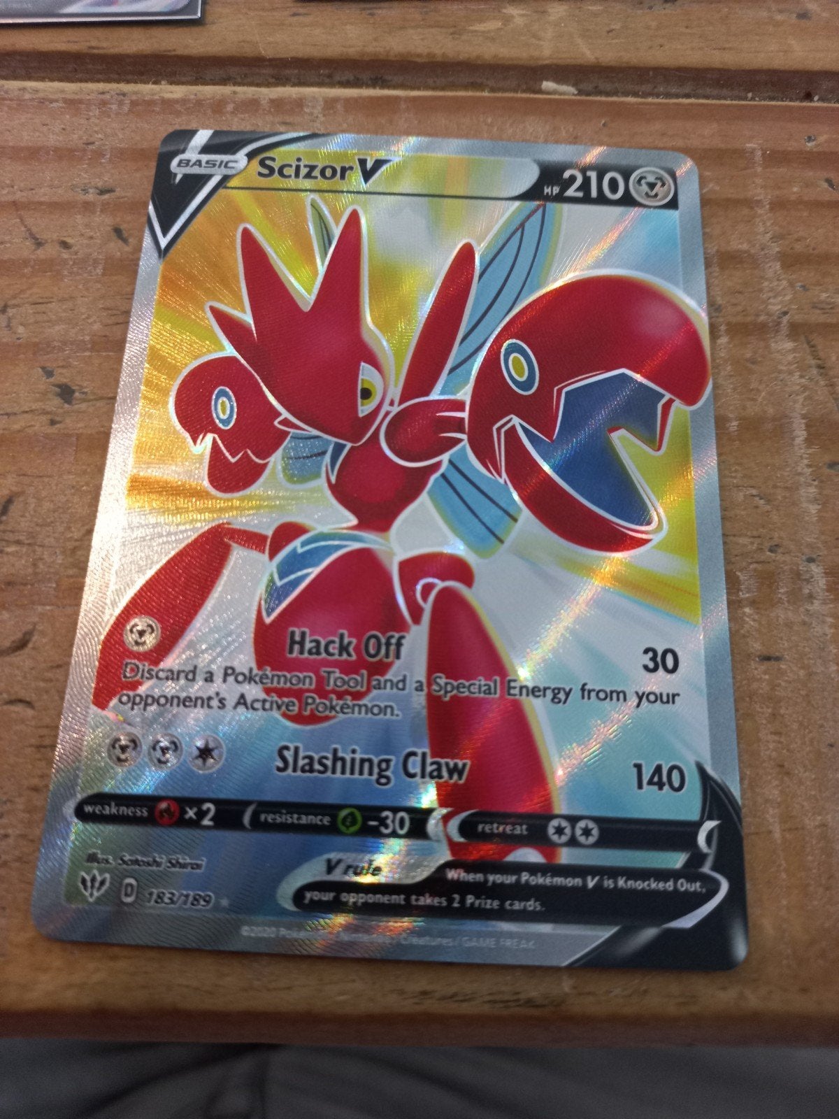 Sicor v fullart, Ophalen of Verzenden, Zo goed als nieuw, Losse kaart, Foil