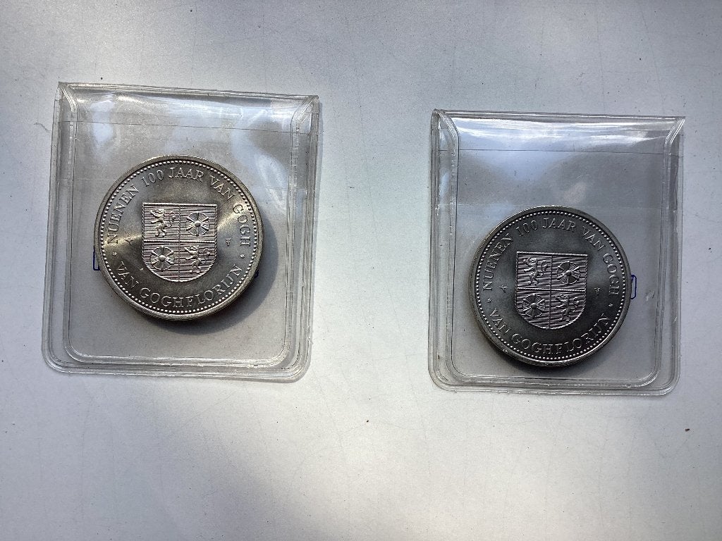 Herdenkingsmunt 100 van Gogh in Nuenen, Ophalen of Verzenden, Koningin Beatrix, Euro's, Losse munt