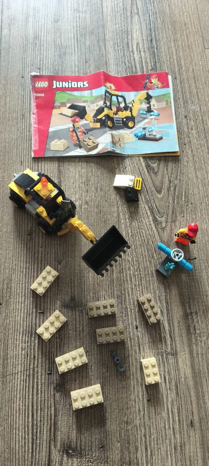 Lego Juniors Graafmachine Set 10666 met instructies, Kinderen en Baby's, Ophalen, Lego, Inclusief instructies, Complete set