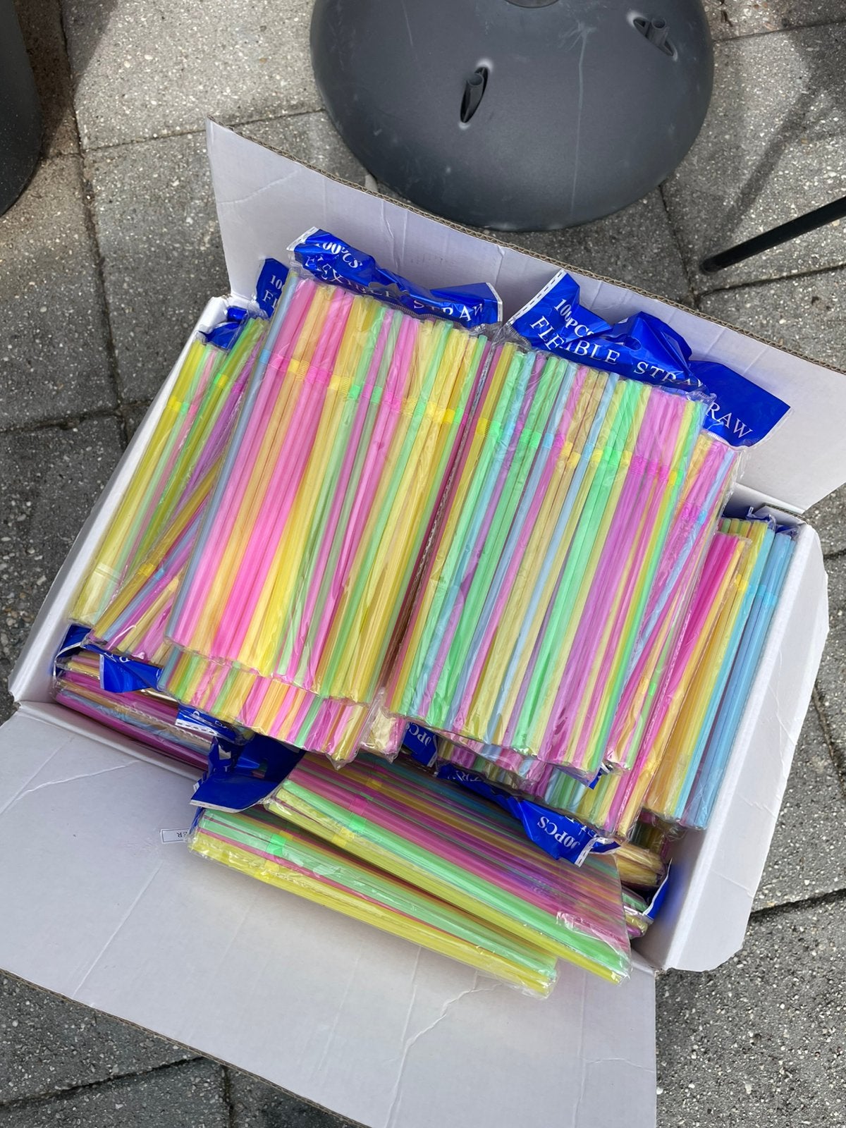 Plastic rietjes 100st zakje / 60 pakjes, Hobby en Vrije tijd, Ophalen of Verzenden, Zo goed als nieuw, Overige