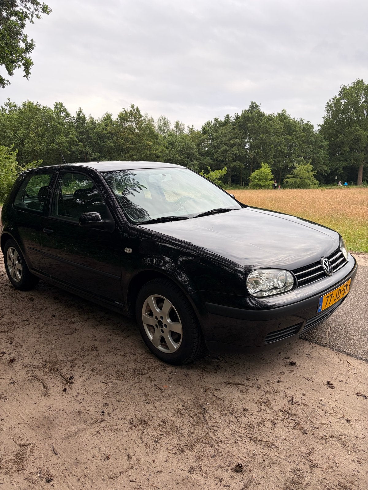 Volkswagen Golf 2.0 85KW 2002 Zwart, Zwart, 4 cilinders, 1984 cc, Origineel Nederlands