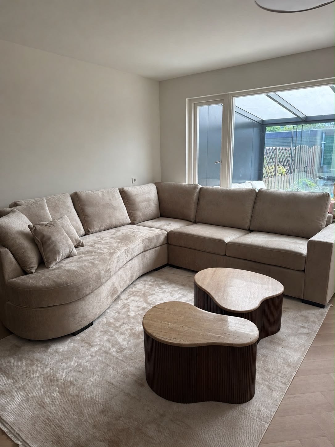 Ruime Hoekbank 3x3 - Comfortabel en Modern Design, 100 tot 125 cm, Hoekbank, 300 cm of meer, Ophalen of Verzenden
