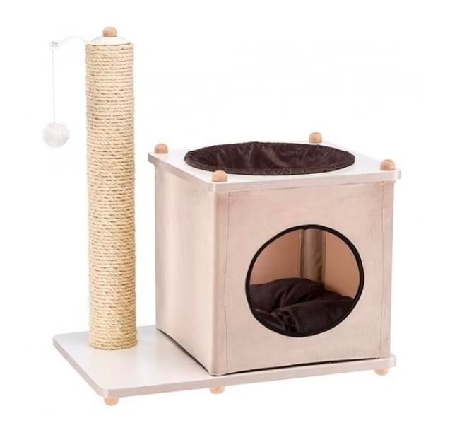 Ferplast kattenhuis 58x38x64,5cm
- krabpaal - nieuw in doos!, Ophalen of Verzenden, Krabpaal