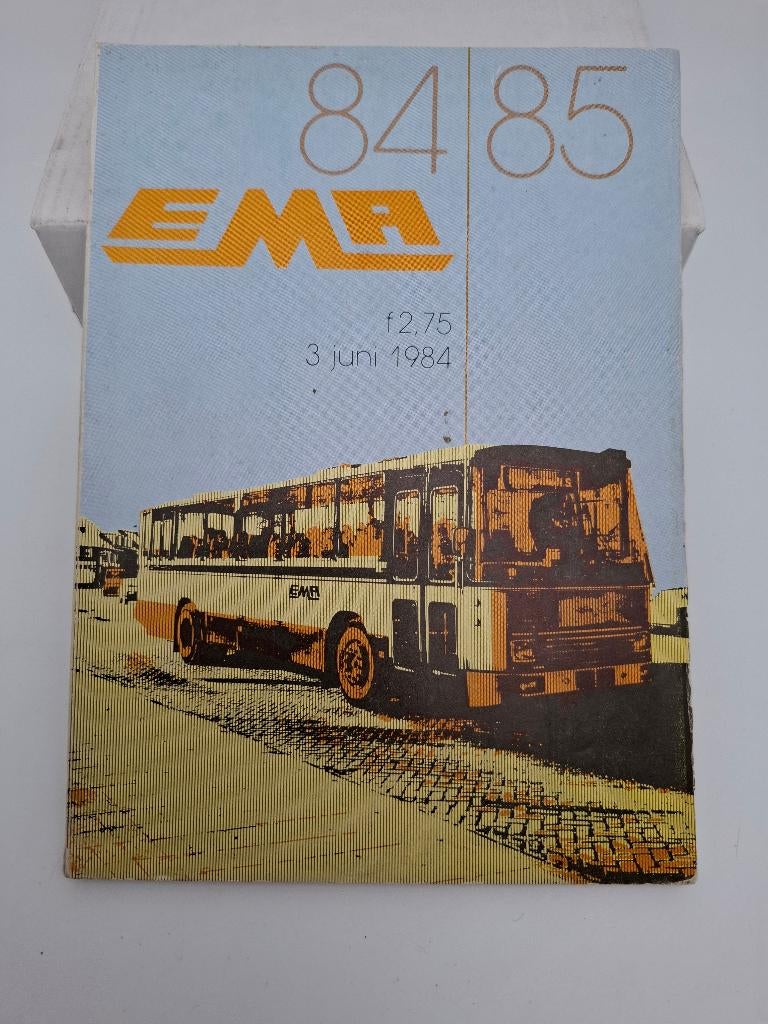 busboekje EMA 1984/1985, Verzenden, Gebruikt, Bus of Metro, Boek of Tijdschrift