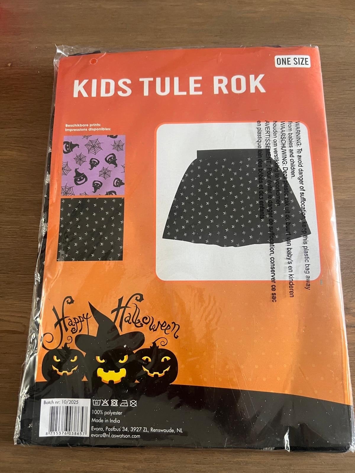 Nieuwe Kinder tule rok met sterren - Halloween/Feest, Ophalen of Verzenden, Nieuw, Jongen of Meisje