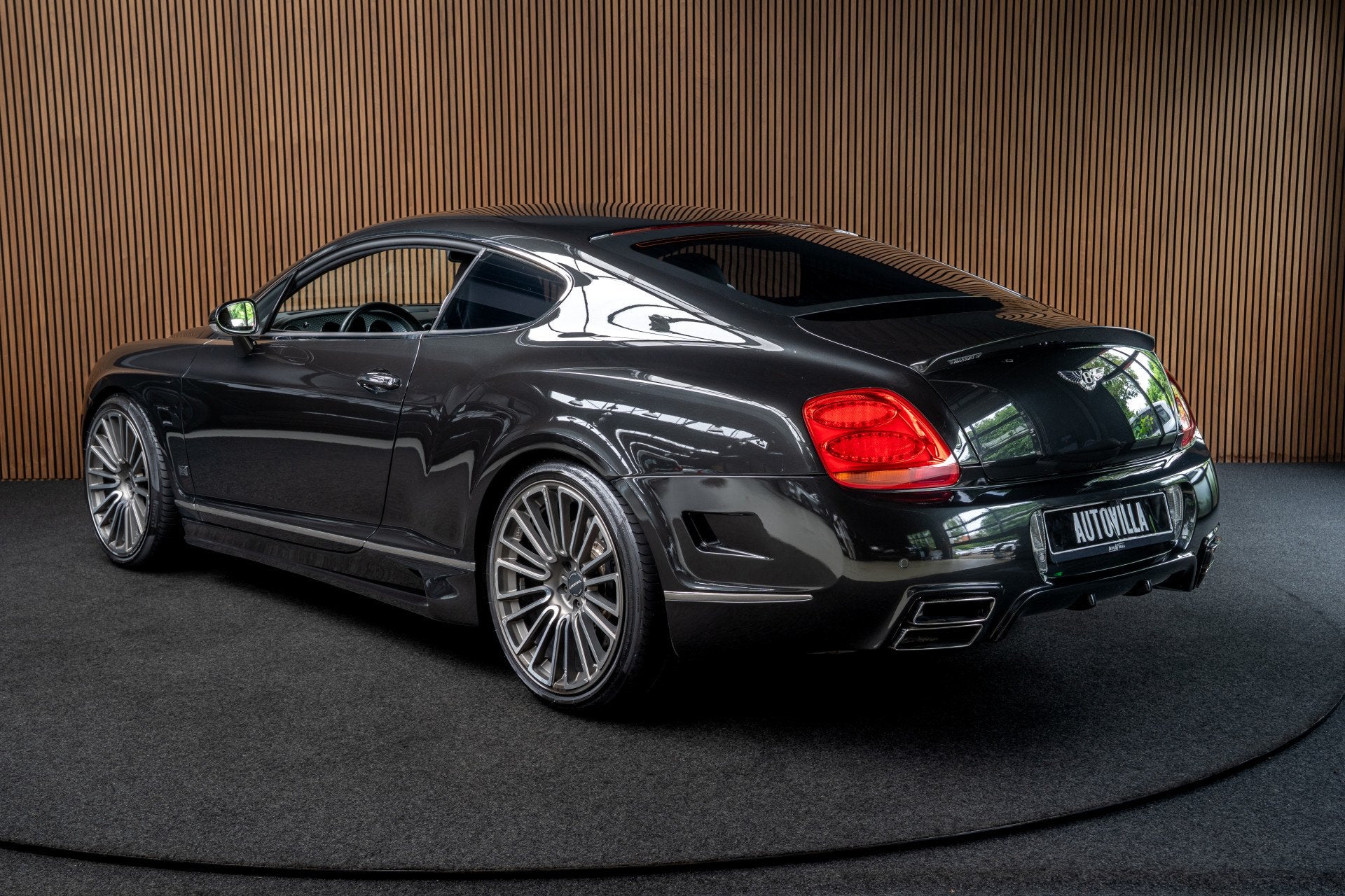 Bentley Continental GT 6.0 W12 Mansory Massage Leer ACC Keyl, Auto's, Bentley, Automaat, Gebruikt, Zwart, 12 cilinders