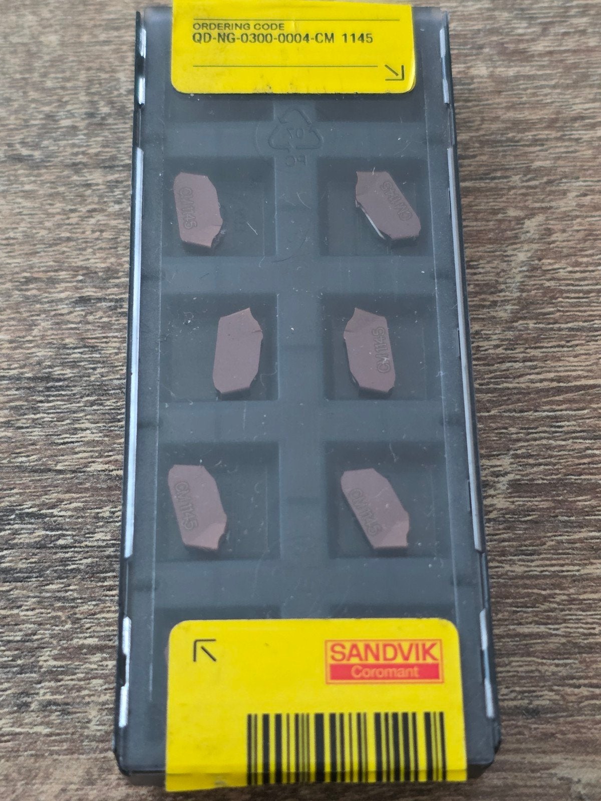 Sandvik coromant qd-ng-0300-0004-cm 1145 wisselplaten, Ophalen of Verzenden, Nieuw