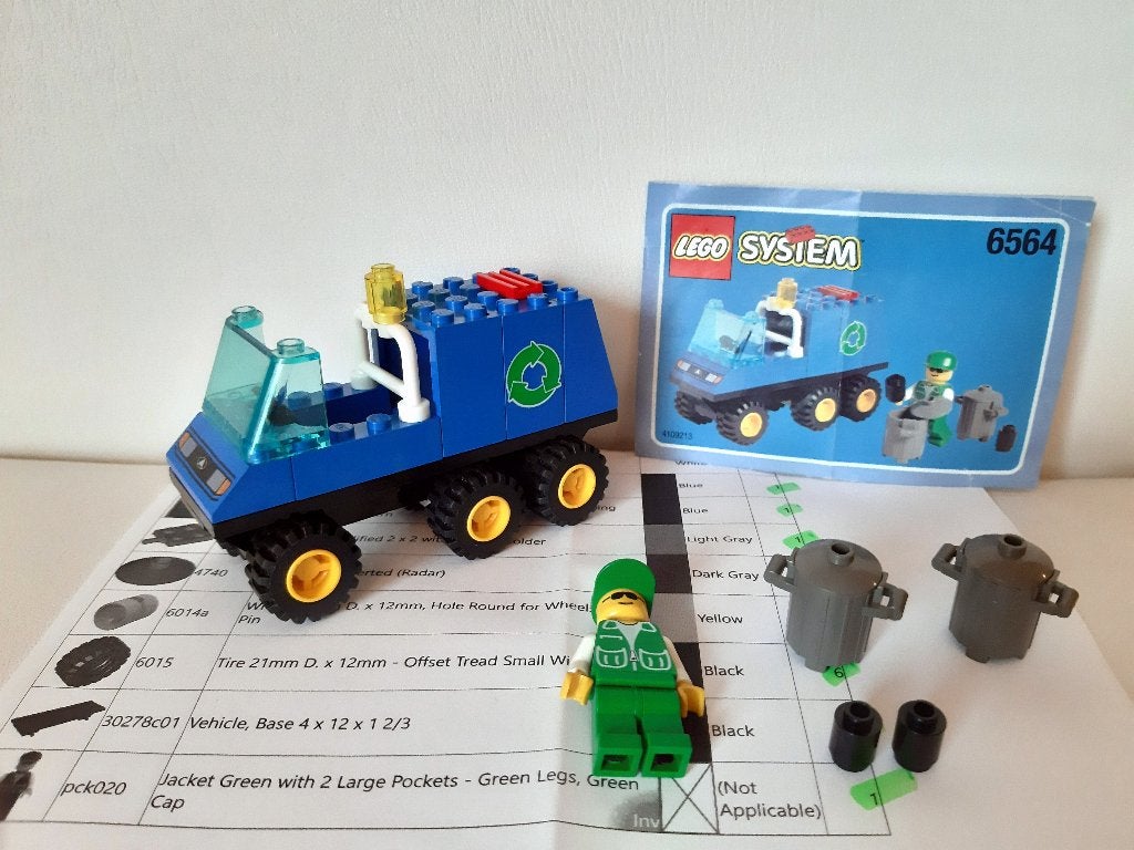 Set 6564: Recycle Truck, Lego, Ophalen of Verzenden, Zo goed als nieuw, Compleet