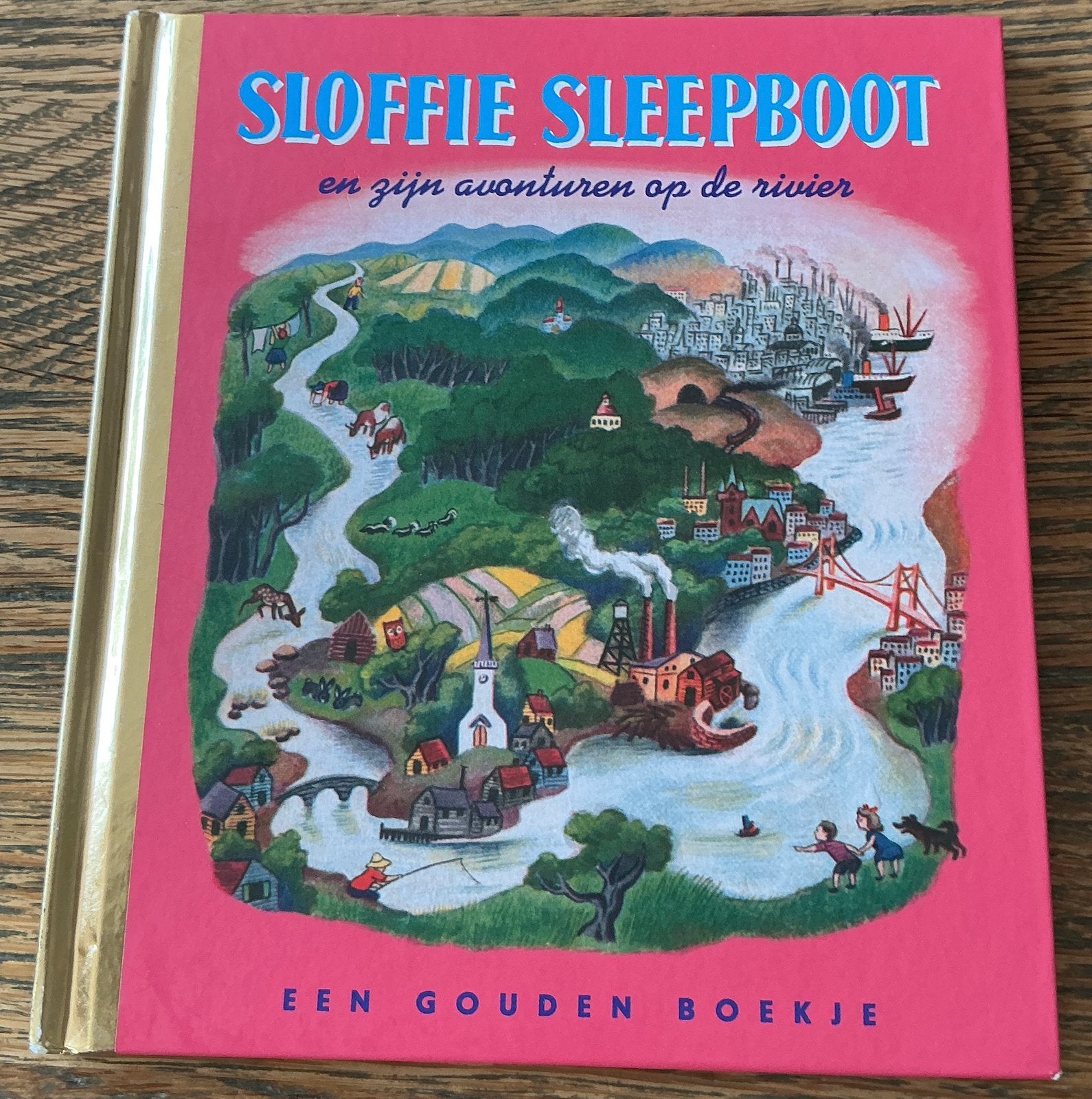 EEN GOUDEN BOEKJE SLOFFIE SLEEPBOOT SPECIALE COMPLETE UITG., Ophalen, Zo goed als nieuw, Fictie algemeen, Gouden boekje