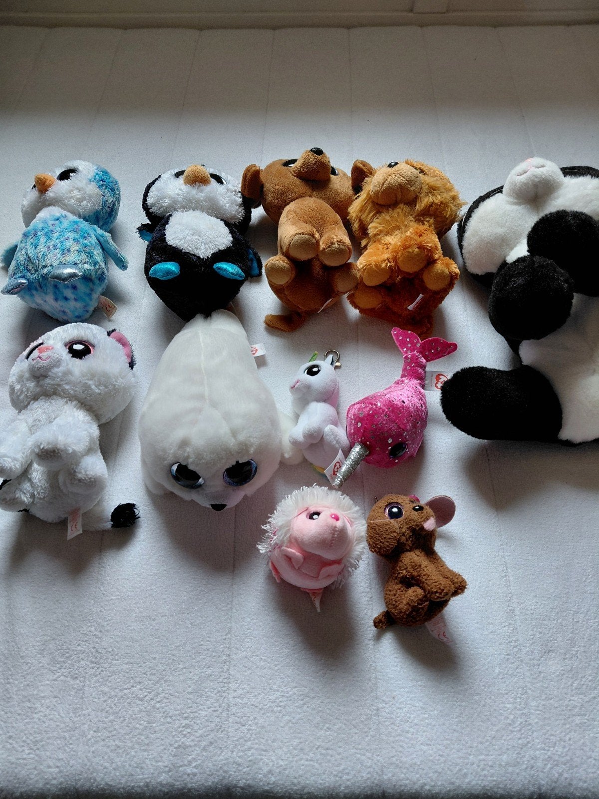Grote collectie Ty Beanie Boos knuffels - diverse dieren, Pinguïn, Ophalen of Verzenden, Middelgroot (20 tot 80 cm), Meerkleurig